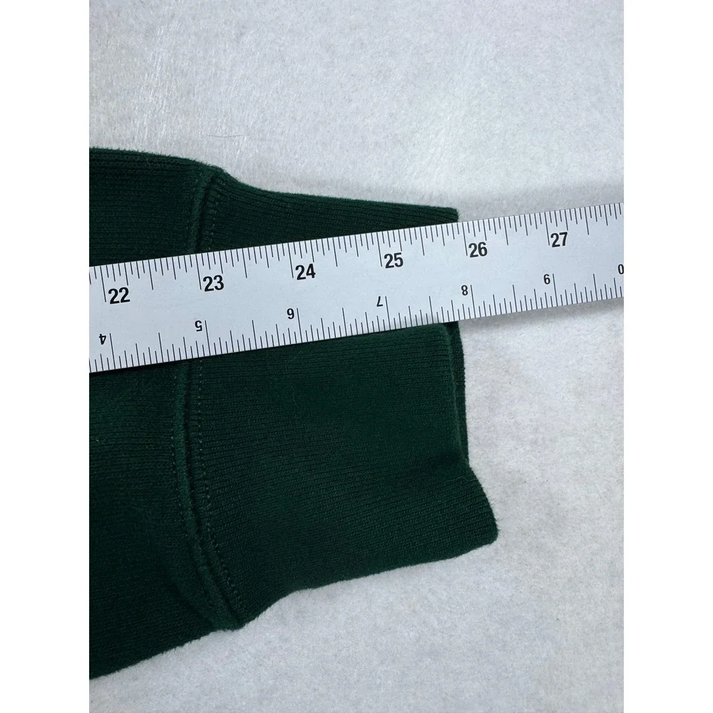 Polo Ralph Lauren VTG Shawl Collar Sweatshirt Mens XL Green‎ Orange Pony Cotton